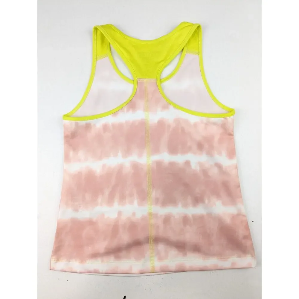Prince Pink & White Tie Dye Athletic Tank & Skort Set - XS (6-7)